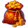 patricks treasure pots bag symbol
