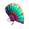 peacock beauty fan symbol