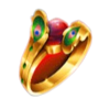 peacock beauty ring symbol