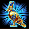 pharaoh tomb bird symbol