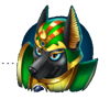 pharaohs power hold and win anubis symbol