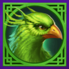 phoenix queen green bird symbol