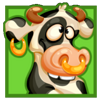 piggy balloons cartoon cow symbol