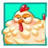 piggy balloons grumpy chicken symbol