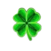 piggy bank bingo clover symbol