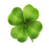 piggy coins clover symbol