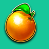pin up 100 fruits orange symbol