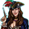 pirate respins woman symbol