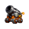 pirates parrot cannon symbol