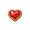 pirates parrot heart symbol