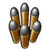 pistols and roses bullets symbol