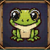 pixel pets paradise frog symbol