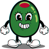 pizza pizza pizza olive symbol