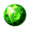 planet rocks green symbol