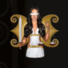 platinum lightning woman with wings symbol