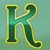 plenty o fortune k letter symbol