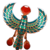 popiplay queen of the nile bird symbol