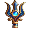 poseidons orb trident symbol