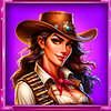 power boost money express woman symbol