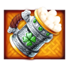power coins leprechaun edition beer symbol