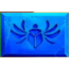 primus pyramid blue scarab gem symbol