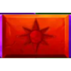 primus pyramid red sun emblem symbol