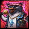 punk penguin johnny rotten symbol