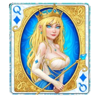 queen of cards blue queen symbol