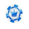 queen of cards blue symbol