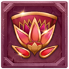 queen of egypt exotic wilds pink flower symbol