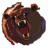 rabid randy dark trails roaring bear symbol