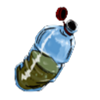 rabid randy gone fishing bottle symbol