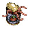 rabid randy gone fishing can symbol
