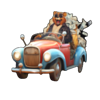 raccoona lisa car symbol