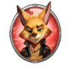 raccoona lisa fox symbol