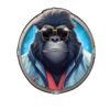 raccoona lisa gorilla symbol