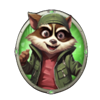 raccoona lisa racoon symbol