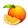 rainbow fruit flowin orange symbol