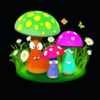 rainbow lady mushrooms symbol