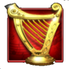rainbow riches locomotion harp symbol