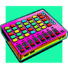 rave riot drum machine symbol