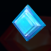 ray of light blue crystal symbol
