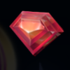 ray of light red crystal symbol