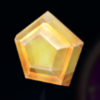 ray of light yellow crystal symbol