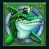 razor returns green shark symbol
