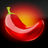 really hot flaming edition chilli symbol