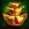 red bird and golden dragon ingot symbol