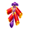 red dragon of luck firecracker symbol