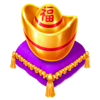 red dragon of luck ingot symbol
