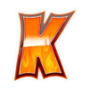 red hot bbq k symbol